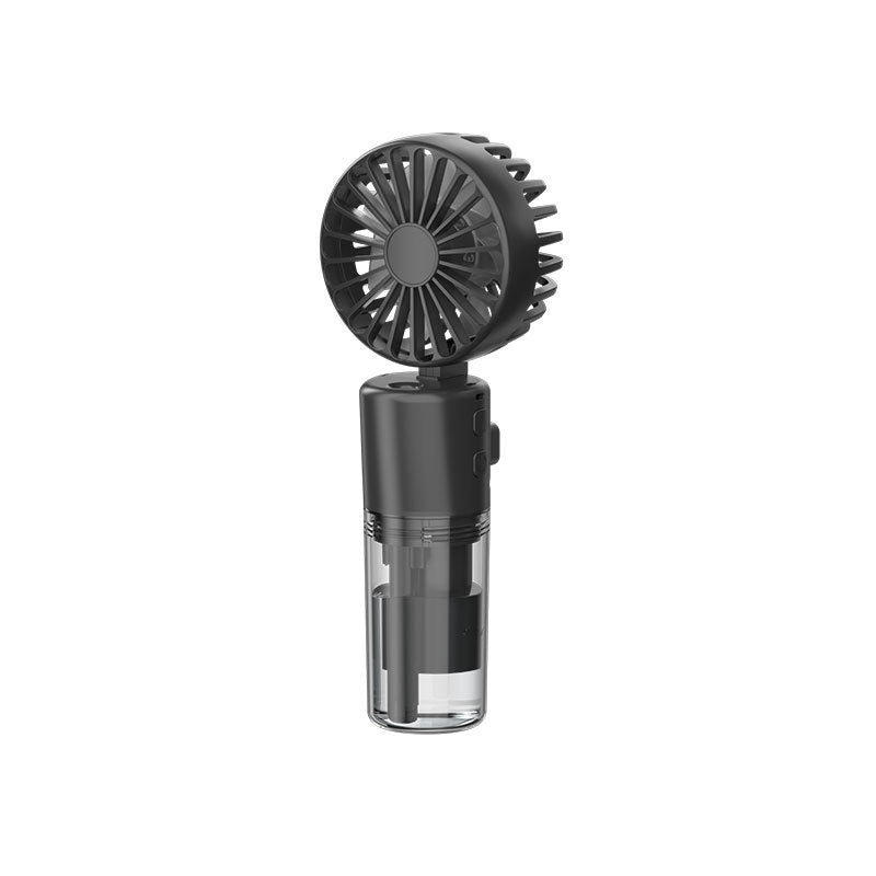 Portable Handheld Mist Fan – 4-Speed Rechargeable Spray Fan for Outdoor Cooling