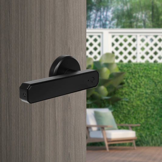 Smart Fingerprint Door Lock – Aluminium Alloy with Handle & Backup Keys