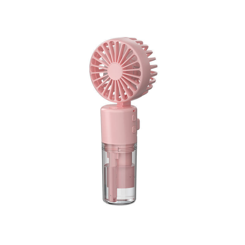 Portable Handheld Mist Fan – 4-Speed Rechargeable Spray Fan for Outdoor Cooling