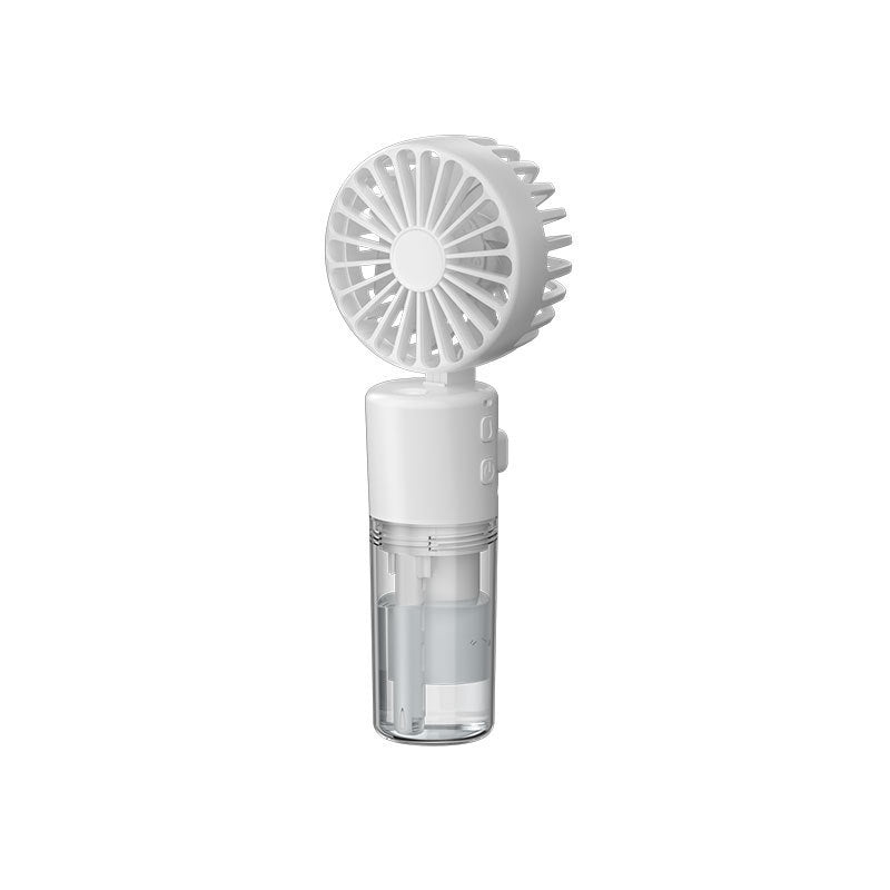 Portable Handheld Mist Fan – 4-Speed Rechargeable Spray Fan for Outdoor Cooling