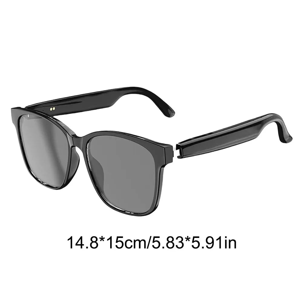 AI Smart Glasses with Bluetooth & Voice Translation – Music & Call Ready