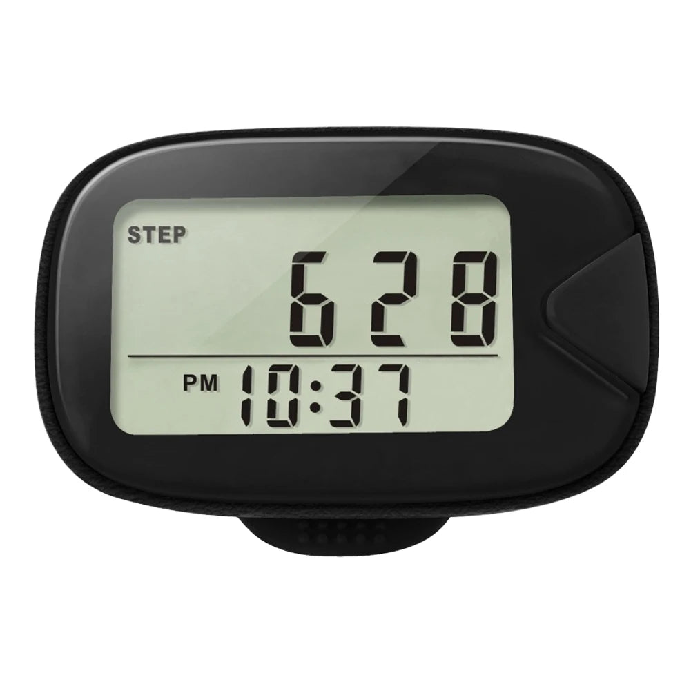 Step Counter & Calorie Tracker Walking Pedometer with LCD Display