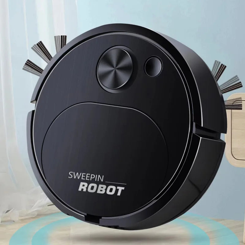 Smart 3-in-1 USB Robot Vacuum Cleaner – 1500Pa Sweep, Mop & Drag