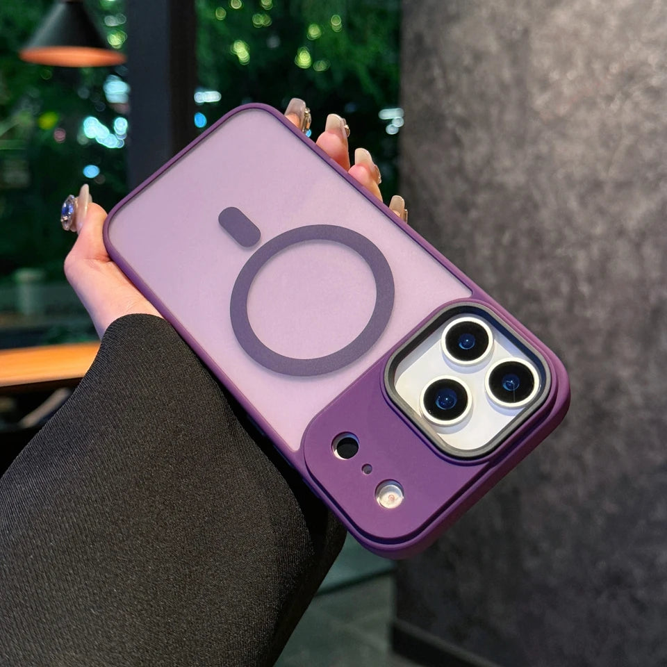 Magnetic Phone Case For iPhone 17 Magsafe Luxury Wireless Charge Protector Cover