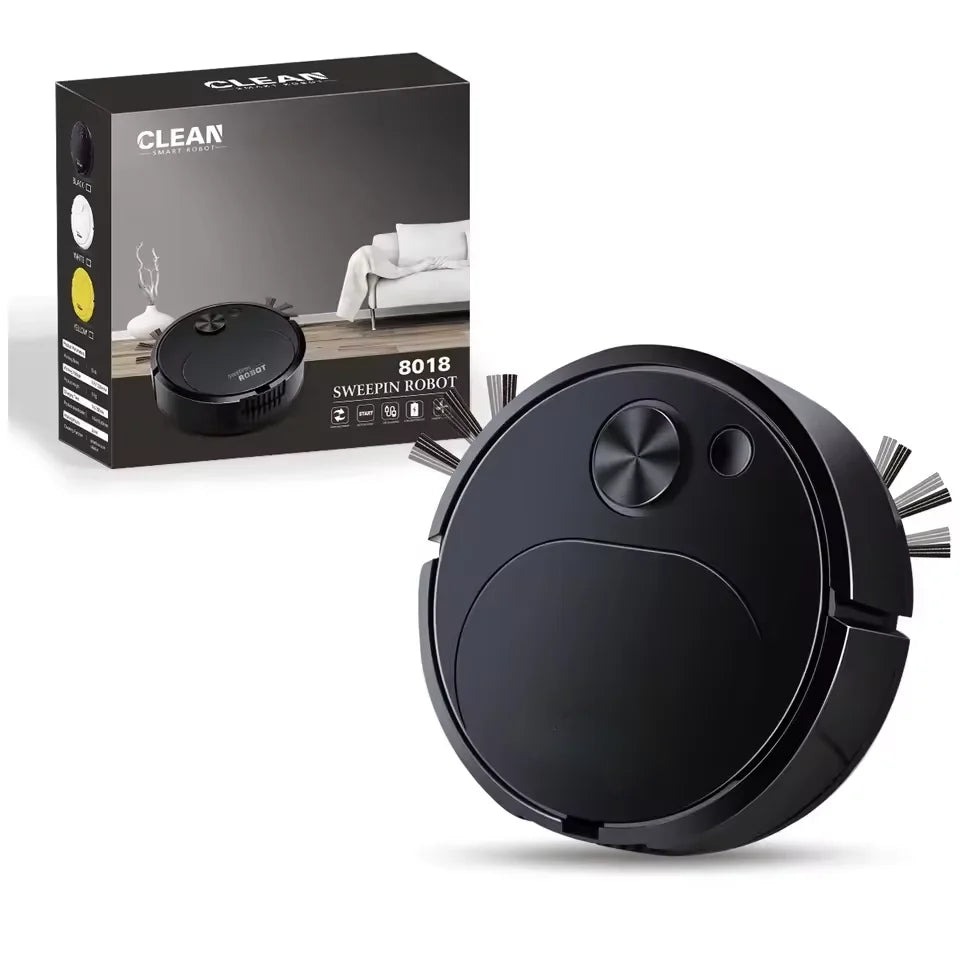 Smart 3-in-1 USB Robot Vacuum Cleaner – 1500Pa Sweep, Mop & Drag