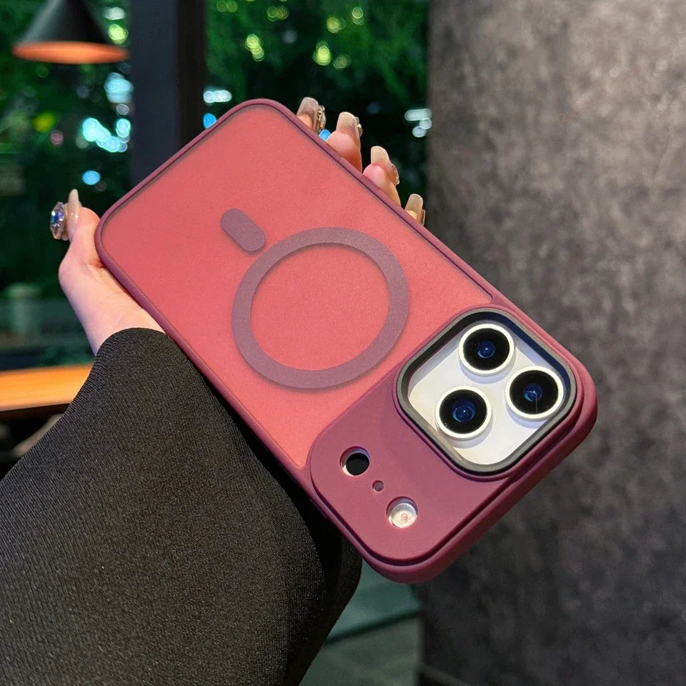 Magnetic Phone Case For iPhone 17 Magsafe Luxury Wireless Charge Protector Cover