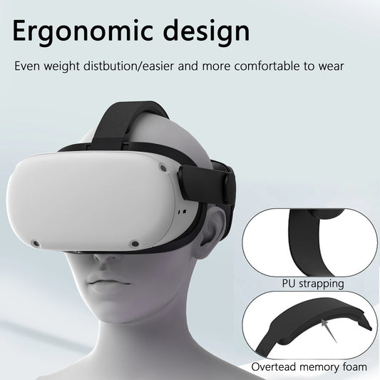 Adjustable Head Strap for Meta Quest 2 – Enhanced Comfort & Support VR Accessory