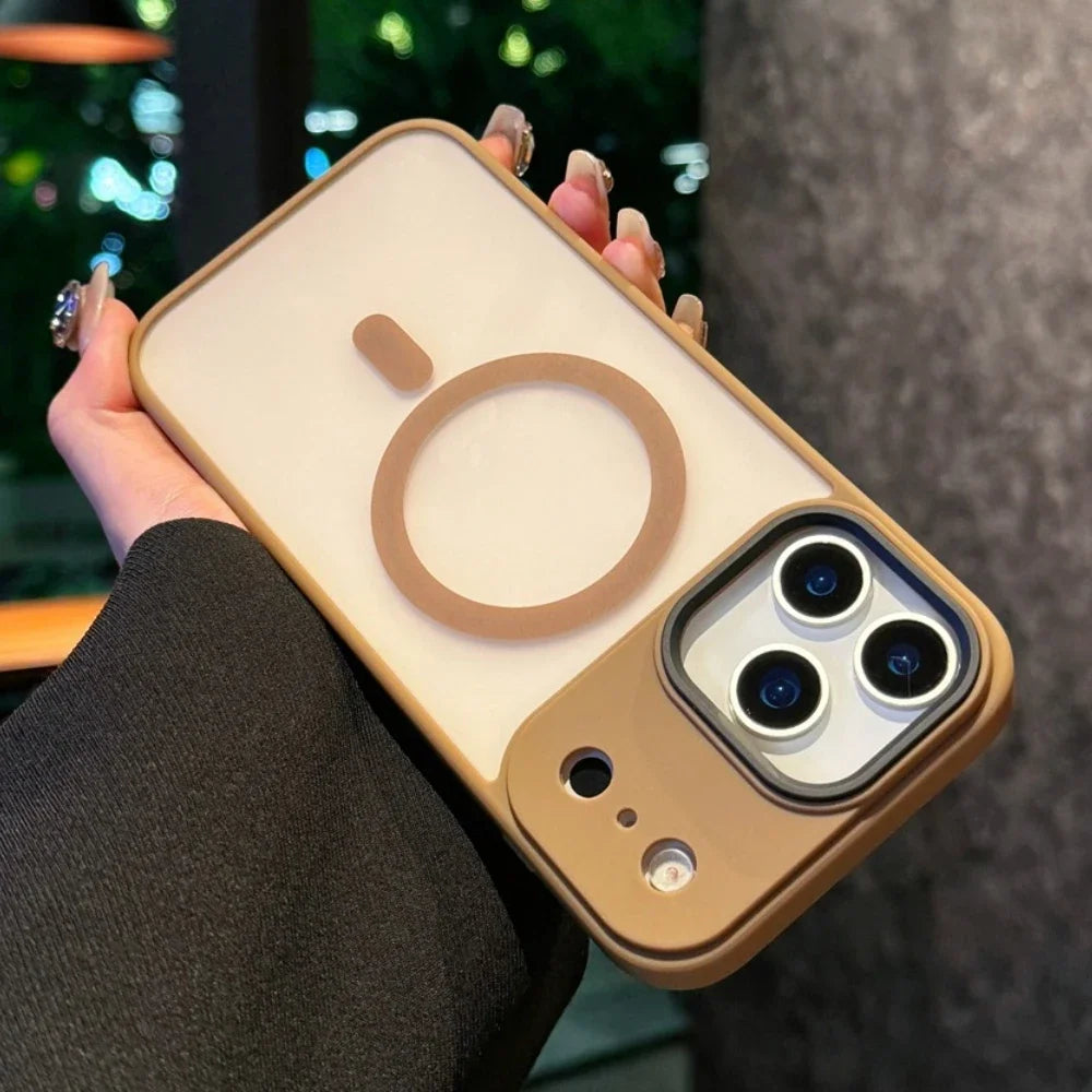 Magnetic Phone Case For iPhone 17 Magsafe Luxury Wireless Charge Protector Cover