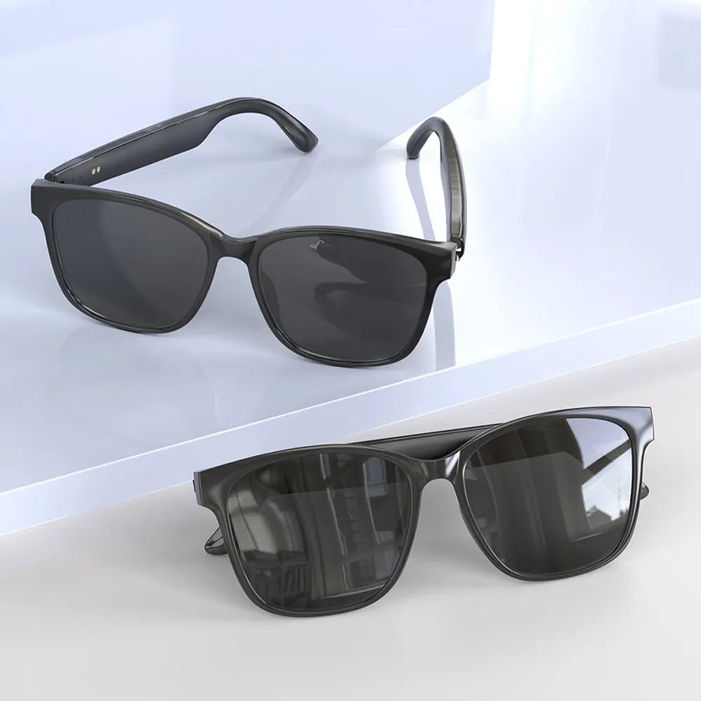 AI Smart Glasses with Bluetooth & Voice Translation – Music & Call Ready