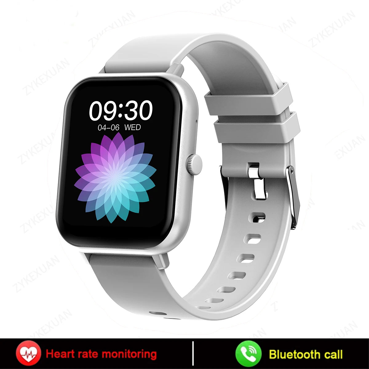 Bluetooth Smartwatch with Call Function – Heart Rate, Blood Oxygen, AI Assistant