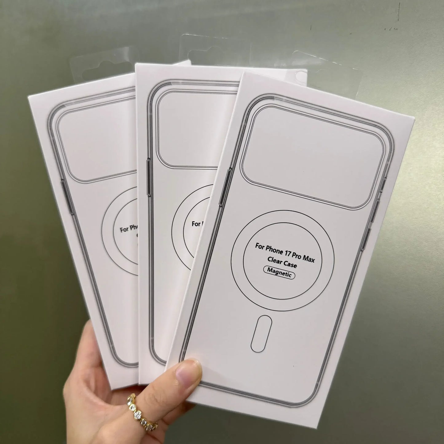 NEW HD Clear MagSafe Protect Case for IPhone 17 Air Shockproof Wireless Charging Cover with Box