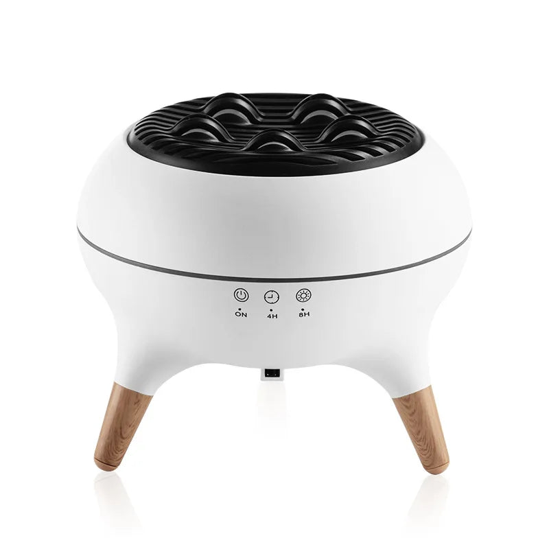 250ML Flame Effect Aromatherapy Diffuser – Ultrasonic Humidifier with Remote Control