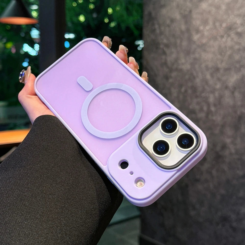 Magnetic Phone Case For iPhone 17 Magsafe Luxury Wireless Charge Protector Cover