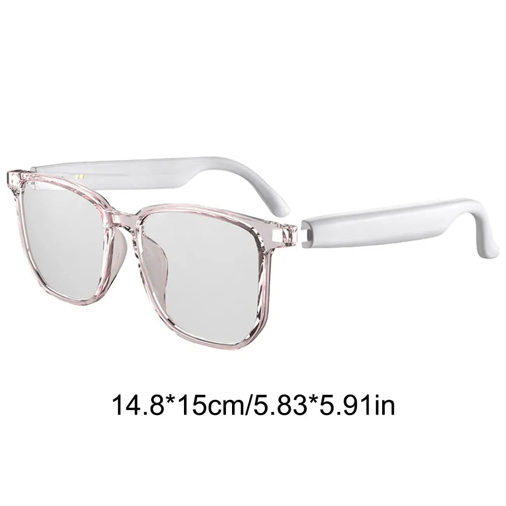AI Smart Glasses with Bluetooth & Voice Translation – Music & Call Ready