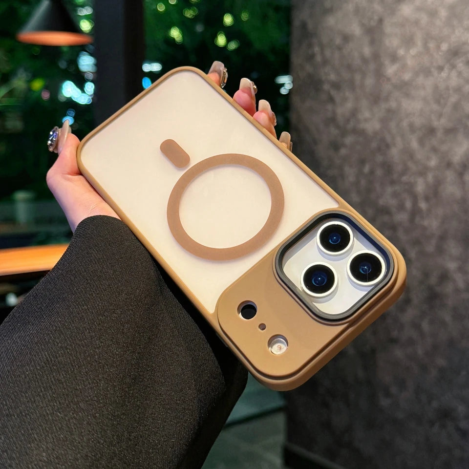 Magnetic Phone Case For iPhone 17 Magsafe Luxury Wireless Charge Protector Cover