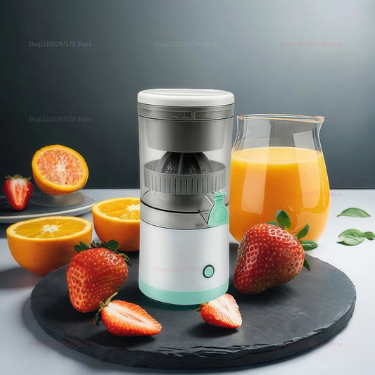 Automatic USB Citrus Juicer – Portable Fruit Juice Extractor with Pulp Control
