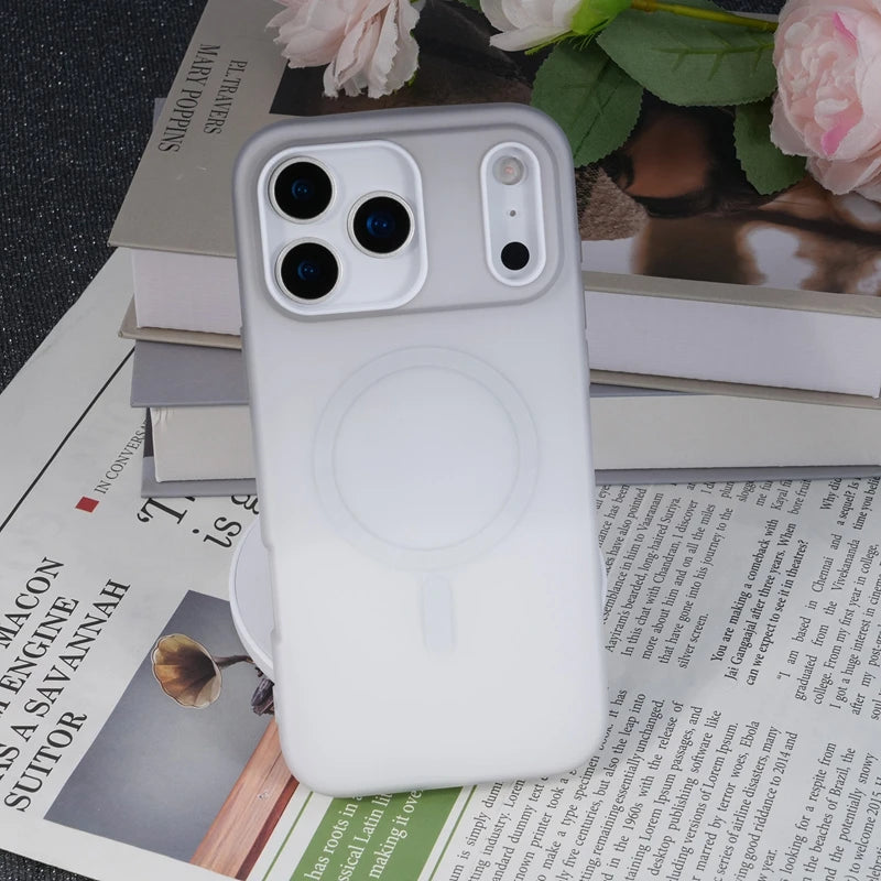 Color Gradient 2 in 1 Candy Magnetic Phone Case for iPhone 17air 17 Pro Max Magsafe Protector Matte Cover